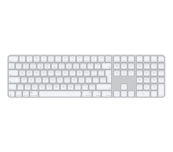 Apple Magic Keyboard s Touch ID s numerickým blokem (2024)