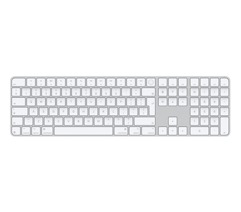 Apple Magic Keyboard s Touch ID s numerickým blokem (2024)