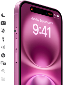 Režim soustředění, aplikaci Fotoaparát, tichý režim, svítilnu, Diktafon, Shazam nebo jednu z dalších akcí na iPhonu 16 spustíš prostým podržením akčního tlačítka