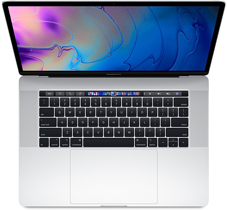 MacBook Pro 15" s Touch Bar/i7 2.6GHz CZ (2019), stříbrný