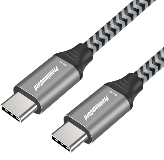 PremiumCord USB-C 3.2 gen2, opletený 2m